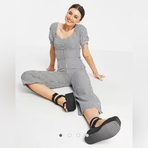 Sweetheart Neck Jumpsuit
